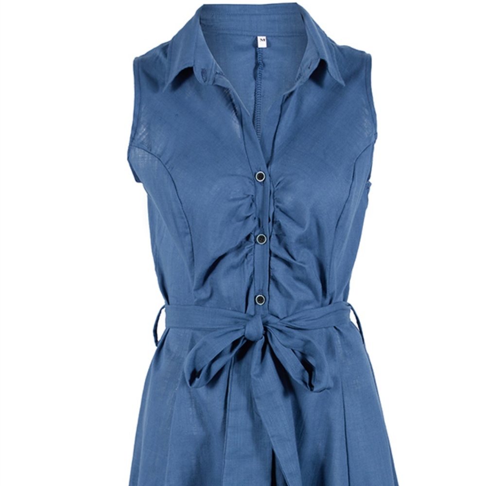 DENIM MINI LINE DRESS